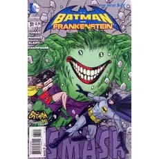 Hq DC Batman and Robin 31 - Frankestein - Variante - The New 52! - Importada - 2014