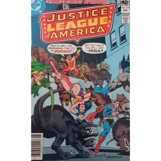 Hq DC Justice League of America 174 - Vintage - Importada 1980