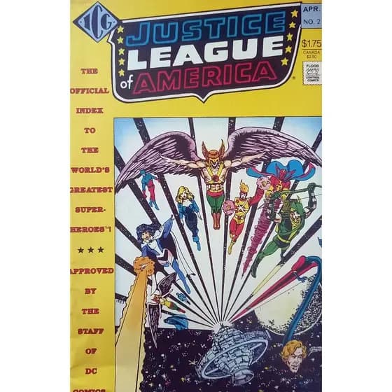 Hq DC Justice League of America INDEX 2  - Vintage - Importada 1986