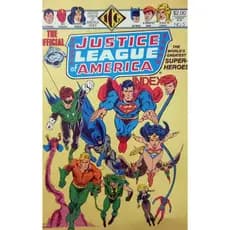 Hq DC Justice League of America INDEX 5 - Vintage - Importada 1986