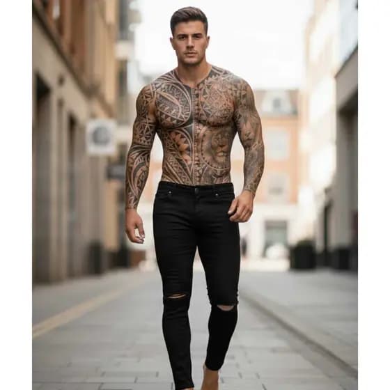 Calça Skinny Masculina Mendes Brito Rasgada Joelho