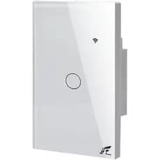 Interruptor Wifi Touch 1 Botão Tuya Alexa Sem Neutro Rf433