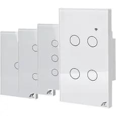 Interruptor Inteligente Wifi 1, 2, 3 ou 4 botões RF 433mHz  compativel  Alexa Google tuya smart life