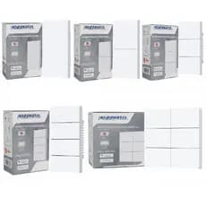 Interruptor Inteligente Zigbee Novadigital 1 a 6 Teclas Botões Click Full Switch SAFIRA  BRANCO