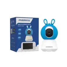 Babá Eletrônica Wi-Fi Smart Baby camera com tela 5" nova digital CS-BABY-AZUL