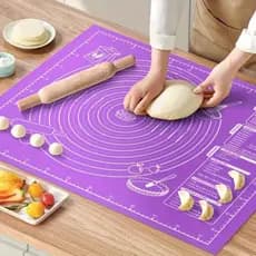 Jogo 3/2/1 Tapete Tábua Culinária De Silicone Antiaderente Para Abrir Massas 30x40 ou 40x50