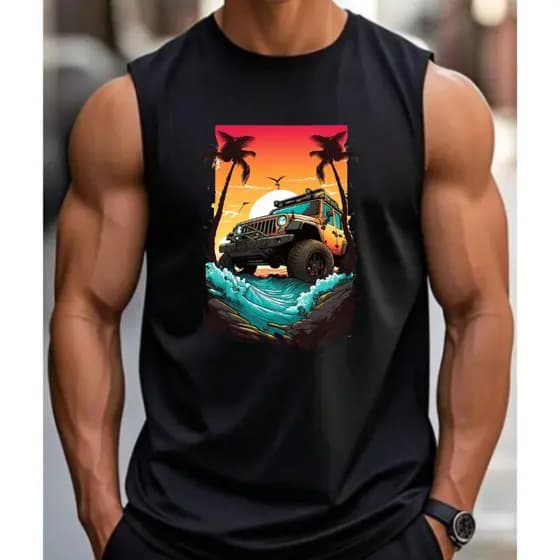 Regata Masculina Manga Curta Verão Regata 100% Algodão Gola Redonda Básica