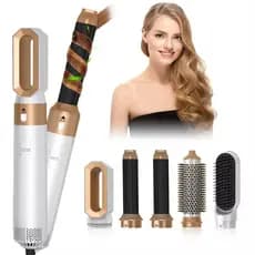 Escova Secadora 5 em 1 Modeladora Profissional Alisadora de Cabelo Anti Frizz BPY TOP