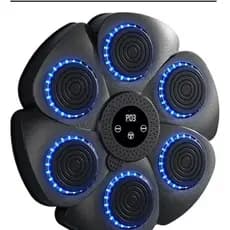 Máquina De Boxe Musical Bluetooth E Cabo Led + Contagem Com Luvas