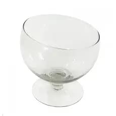 Taça de vidro boca torta bomboniere para sobremesas ref.931