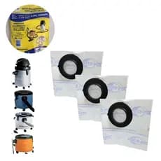 Pack 3 un. Sacos Aspirador de Pó Modelos Electrolux Ap-20 A170 A100 Tornado JOB 2200