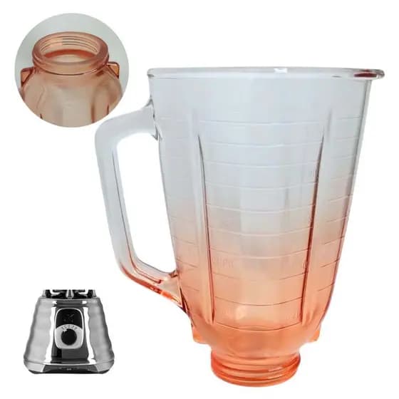 Copo de Vidro Quadrado Laranja 1,5 L Compatível BLSTBG4655Z BLSTBG4655B