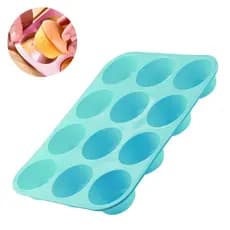 ASSADEIRA FORMA BOLO CUPCAKE REDONDA SILICONE CORES SORTIDAS Páscoa