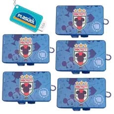 KIT 5 ou 10 Porta figurinhas atacado - bancas de jornal - futebol - azul cor nova lançamento