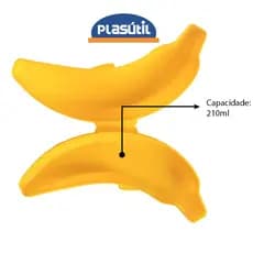 POTE PORTA MIX MODELO BANANA - MARCA PLASÚTIL