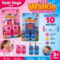 Top toy Brinquedo KIT Walkie Takie Infantil Radio Comunicador