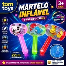 Martelo Inflável brinquedo com led