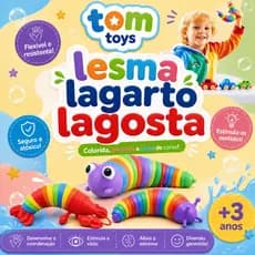 Brinquedo Lesma Caracol Lagarta De Minhocas Alivia o Estresse
