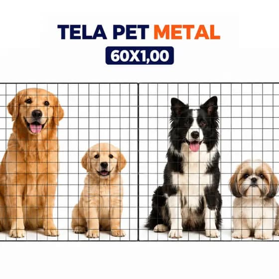 Grade Para Cachorro em Metal Cerca de Segurança Pet Tela Resistente para Ambientes Internos e Externos