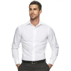 Camisa Social Masculina Lisa Manga Longa (SEM BOLSO)