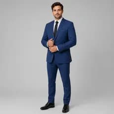 Terno Masculino Slim Melange Premium Social Blazer + Calça Elegante Casamento Executivo