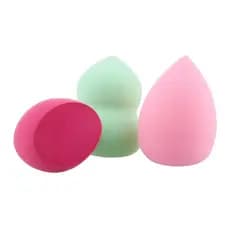 Kit Mini Esponjas Para Maquiagem Esponja Para Base 3 Unidades