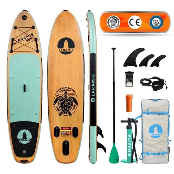Prancha Stand Up Inflável de Alta Performance + KIT - LARAMIE - KIT-MV