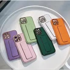Capa tipo couro capinha com Suporte para dedo para apoio para iPhone 11/12/13/16/6pro