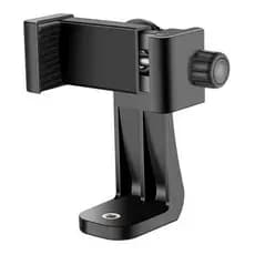 Suporte Clip Rotativo Celular, C Rosca 1/4 P Tripé Cor Preto