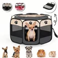 Casinha Pet Resistente | Portátil Dobrável Grande para Cães e Gatos