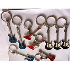 Chaveiro De Guitarra Em Aço Inox Cada