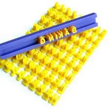 Mini Marcador Carimbo Números Letras Pasta Americana Confeitaria