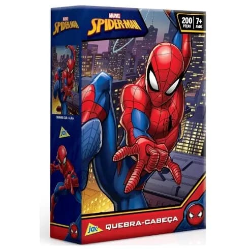 Spider Man - Quebra-cabeça - 200 peças - Toyster Brinquedos