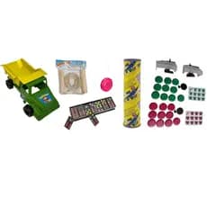 KIT COM 6 ITENS BRINQUEDOS