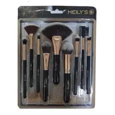 Kit de pincéis profissional premium para maquiagem Meily's - Ruby's