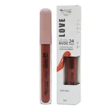 Lip Oil Nude Hidratante 24 Horas Vegano Max Love - Tom 803 - Brilho Lábial - Hidratante