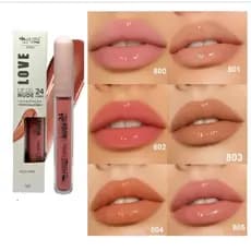 Gloss Nude Hidratante 24 Horas Vegano Max Love - Tom 803 - Brilho Lábial - Hidratante