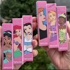 BATOM LÍQUIDO PRINCESAS DISNEY FENZZZA ACABAMENTO MATTE AVELUDADA