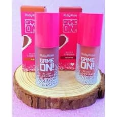 Blush Líquido Ruby Rose Game On 3 em 1( blush+batom+sombra )