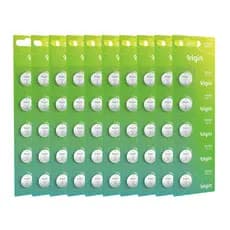 Kit Blister Cartela 50 Unidades Pilhas Moeda Cr2032 3v Elgin