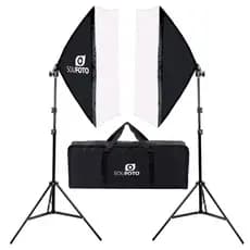 Kit Softbox Luz Continua para Iluminação Estúdio Fotografia para Fotos Newborn Produtos ou Pessoas