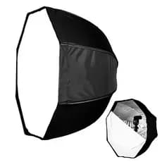 Softbox Octogonal Tipo Sombrinha Universal 80cm para Estúdio Fotográfico Profissional