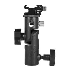 Suporte Holder para Flash Speedlite 11cm Ajustável até 180º SPF-05 para Estúdio Fotográfico