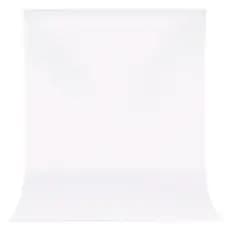 Fundo Infinito Branco de Poliéster Lavável e Durável para Estúdio 2x3m ou 3x6m Sou Foto