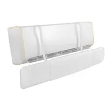 Defletor Direcionador Para Ar-Condicionado Split Universal Largura 56cm a 90cm Ângulo Ajustável | Fácil Instalação, Só Encaixar, Sem Cola e Furos na Parede, Plástico Rígido Lavável | Windbree WB-03 - Ar condicionado não incluso