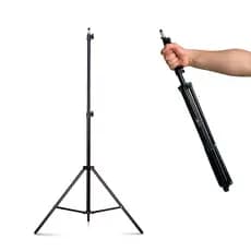 Tripé para Ring Light Pedestal de Alumínio para Softbox e Estúdio Fotografia e Video Sou Foto