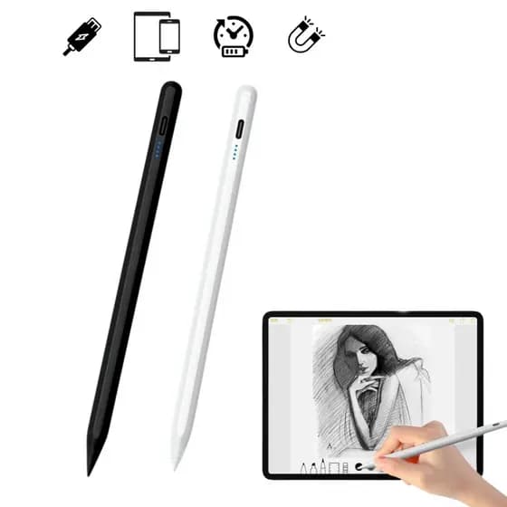 Caneta Touch iPad, iPhone, Android Screen Ponta Fina Desenho Alta Precisão Universal Design Grafico