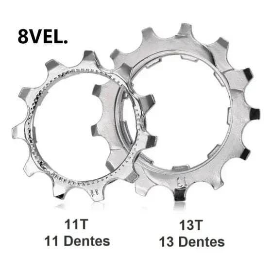Cog K7 8 Velocidades Bike 11t / 13t ou 15t ( a escolher)  Shimano Sram Sunrace Sunshine e Outros