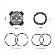 Suporte Ciclocomputador Bike Gps Leve Mesa/guidão Elástico Garmim Bryton Igsport Átrio