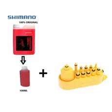Kit Para Sangria De Freio Hidráulico De Bicicleta Universal + 100Ml Óleo Mineral Shimano